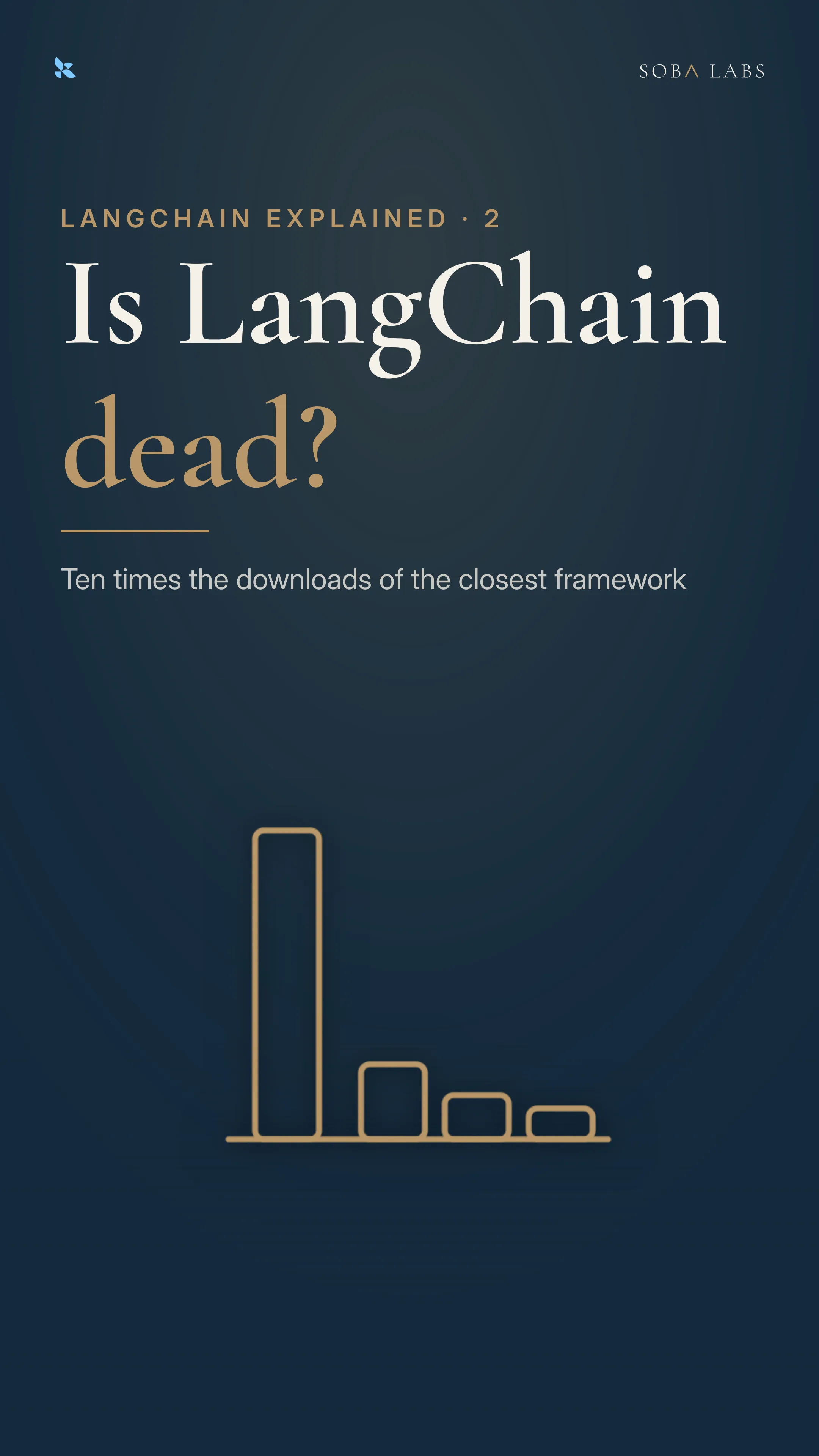 Title frame asking whether LangChain is dead in 2026